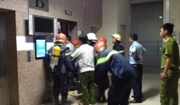 Thang máy chung cư chở 16 người rơi tự do, bốn nạn nhân ngất xỉu